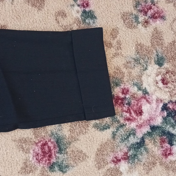 Vince wool blend trousers pants zipper fly cuffed cropped black size 8 - Picture 3 of 8